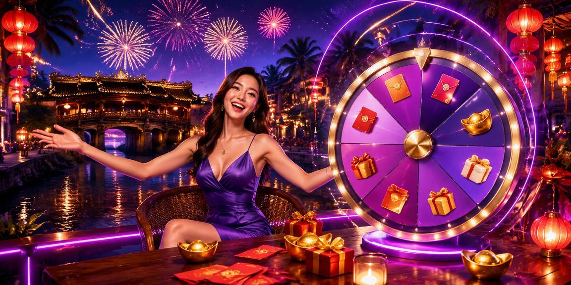 Người chơi roulette bên tách cà phê theo phong cách Hội An